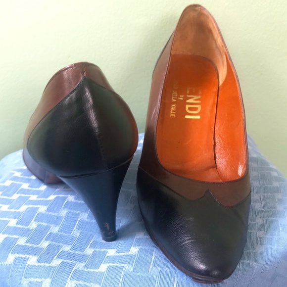 Fendi Women's Black & Brown Shoes - Picture 5 of 11